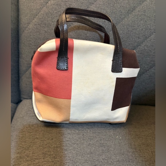 Bally Multicolor mini Satchel with Black Handles - Picture 4 of 13